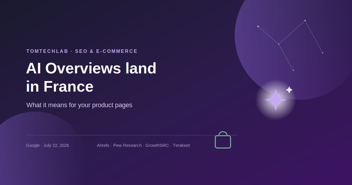 AI Overviews Land in France: What It Means for Your Product Pages